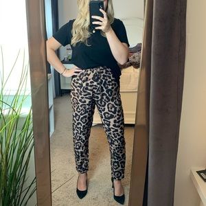 Cheetah Jogger Pants